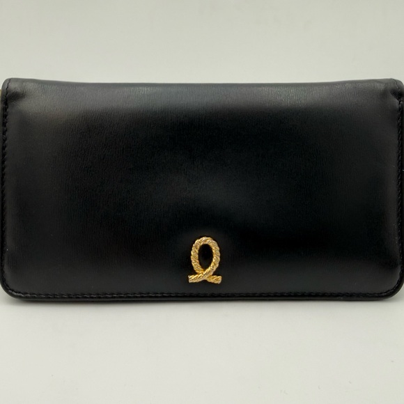 LAUNER • JASMINE Zip Clutch Wallet in Black • Royal Warrant H.M. QUEEN ($735+) - Picture 5 of 16